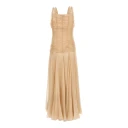 Giovanni Bedin Dame Kjoler Beige 2XS,
