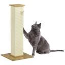 Kløestolpe For Katter 80Cm Eik/Fremehvit