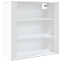 vidaXL Veggskap hvit 80x33x80 cm konstruert tre