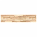 vidaXL Flytende hylle 120x30x2 cm ubehandlet heltre akasie