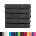  Premium badehåndklær SOLUND 25 stk antrasitt 100x150 cm 600gsm