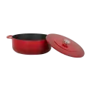 Combekk gryte 28 cm kirsebærrød