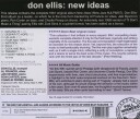 Don Ellis  New Ideas Ellis Don  CD