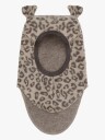 Huttelihut Ullfleecebalaklava Merino med Øre Camel Melange 50