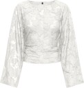 ONLY Onlnadia L/S Ruching Top Jrs   CLOUD DANCER   L