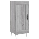 vidaXL Skjenk grå sonoma 34,5x34x90 cm konstruert tre