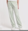 Juicy Couture Sweatbukser Tonal Wide Leg Jogger Grønn