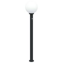 vidaXL Pullertlampe med sensor 120 cm svart IP44