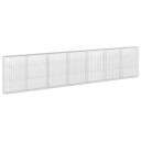 vidaXL Gabion med 3,5 mm tråd og 5x10 cm mesh 700x30x150 cm