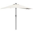  Hageparasol sand 294 x 150 x 223 cm stoff