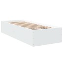  Sengeramme hvit 90x200 cm konstruert tre 8721102616945