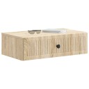 vidaXL Vegghengt Sidebord Sonoma eik 59 x 34,5 x 17 cm Konstruert tre