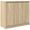  Skjenk sonoma eik 85x34x76 cm konstruert tre