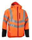 Husqvarna Vent High-Viz Regnjakke XL - Vannavvisende og Pustende Arbeidsjakke
