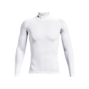 Under Armour Ua Hg Armour Comp Mock Ls - White - M