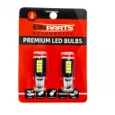 Einparts LED-pærer W16W 20 SMD 3030 6000K CANBUS 2 STK