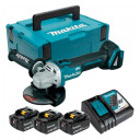 Makita DGA504RT3J Batteridrevet Vinkelsliper 18v 125mm Inkl Batteri