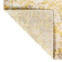 vidaXL Uteteppe flatvevd 80x150 cm gul