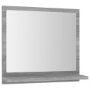 vidaXL Badespeil grå sonoma 40x10,5x37 cm konstruert tre