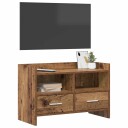  TV skap 71,5 x 33 x 47 cm Gammelt tre Konstruert tre