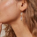 Enamel Copenhagen Sofia Earrings Marine Forgylt Sølv Sterling 925 
