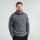 Devold Unisex Svalbard Sweater High Neck M , Night
