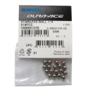 Shimano Dura Ace 1/4  kuler i rustfritt stål 18stk