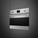 Smeg SO4301M0X Integrert Kombiovn med Mikrobølgefunksjon 40L Svart