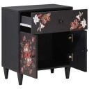  Nattbord med skuff Flerfarget 50 x 33 x 60 cm Massiv mango tre