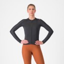 Castelli Espresso langermet sykkeltrøye lys sort dame