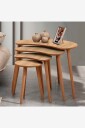 Hanah Home   Settbord 4 deler Moon   Brun