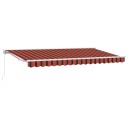  Innvendbar Markise Marin Blå 350x200 cm Stoff og Metall
