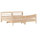  Sengeramme med hodegavl 200x200 cm heltre furu 3307032