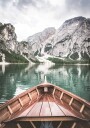 Peaceful Lake Braies Plakat Plakat / 40x50cm