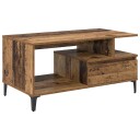 vidaXL Kaffebord Gammelt tre 90 x 49 x 45 cm Konstruert tre