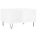 Salongbord høyglans hvit 60x50x36,5 cm konstruert tre 8721012109254