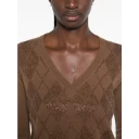 Max Mara Dame Strikkevarer Brun M,
