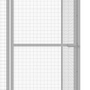 Vidaxl Kattegård 6X3X2.5 M Galvanisert Stål