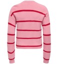 Kids Only Genser kogFranca Short L/S Stripe Knt Rosa