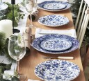 Burleigh Blue Calico tallerken 26,5 cm