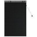 vidaXL Venetiansk persienne Svart 80 x 130 cm 35 mm