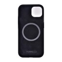 FERRELLI MAGNETISK LIQUID SILIKON DEKSEL IPHONE 15 PLUS, SVART