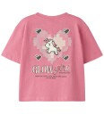 Name It T-skjorte - NmfLilone - Blomstring Ginger - Name It - 1 år (80) - T-skjorte - Rosa