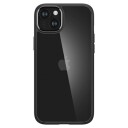 Spigen Ultra Hybrid Deksler for iPhone 15 Plus - Matt Svart Mobildeksel