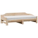  Uttrekkbar dagseng 90x190 cm heltre furu 8721102853838