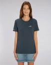 Huset Aukrust Racerbil med asfaltspor Ink grey t-skjorte small