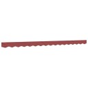 vidaXL Erstatningsstoff for markisekappe burgunder stripe 400 cm
