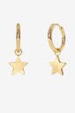 Edblad Øreringer Sirius Hoops Gold Gull