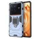 Vivo X80 Pro Hybrid-deksel med Ringholder Blå