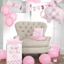 Unique Party Girlander Baby Shower Rosa 78378